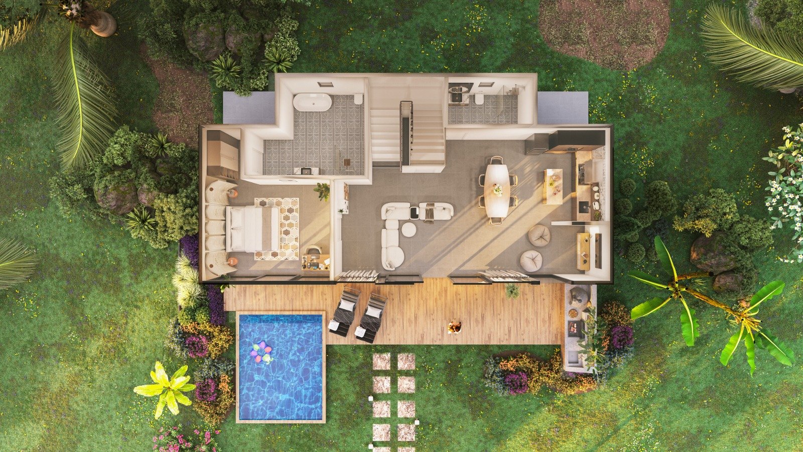 3D Floor Plan Rendering & Cut Section Services